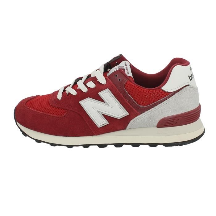New balance rouge 574 femme hot sale