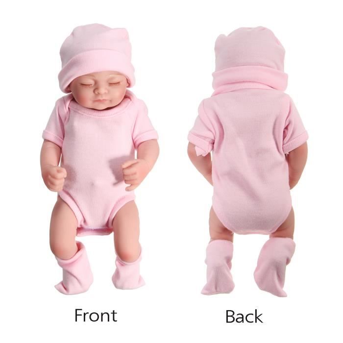 BRAVOTW BEBE Reborn Poupe Reborn Poupon Fait A Main 275g 28cm