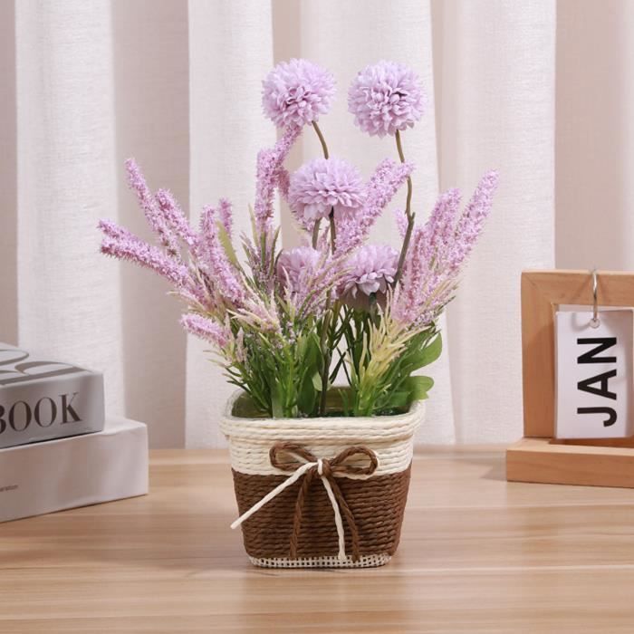 12 Plants De Lavande Artificielle Pour Extérieur - Fausses Fleurs Décoratives Résistantes Pour Jardin, Balcon Et Intérieur - 37cm
