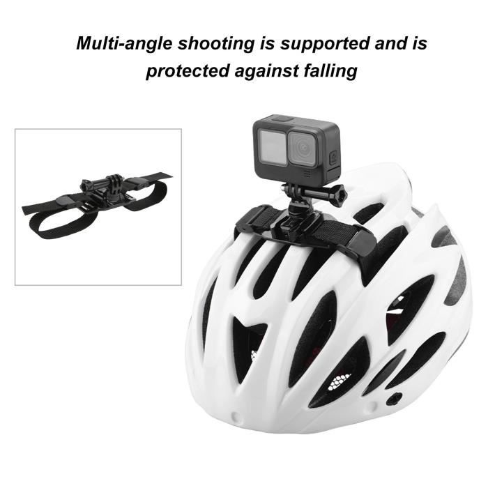 Qqmora Support de casque de caméra d'action Sangle de fixation pour casque  de caméra d'action, avec support photo harnais - Cdiscount Appareil Photo