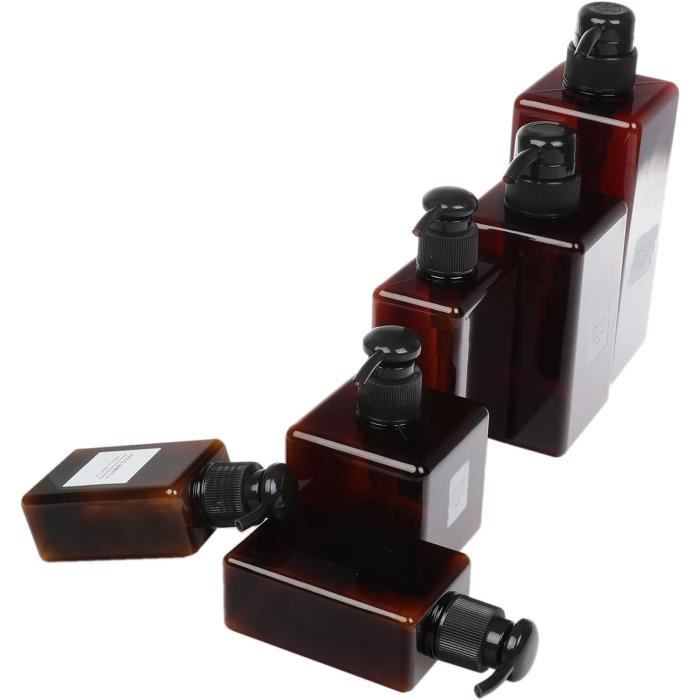 Tofficu 2 Flacons Pompe 300ml - Bouchon Rabat Anti-fuite, Parfaits Pour Vernis, Démaquillant, Voyage