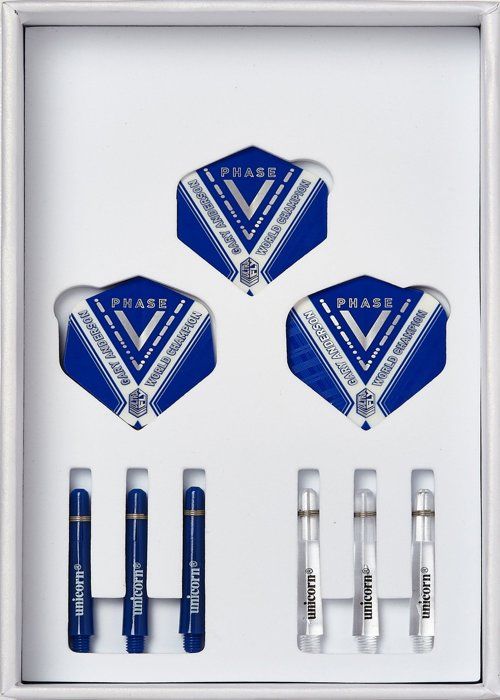 Fléchettes Unicorn Gary Anderson Soft Tip – Canon Acier Inoxydable – Joueur Pro