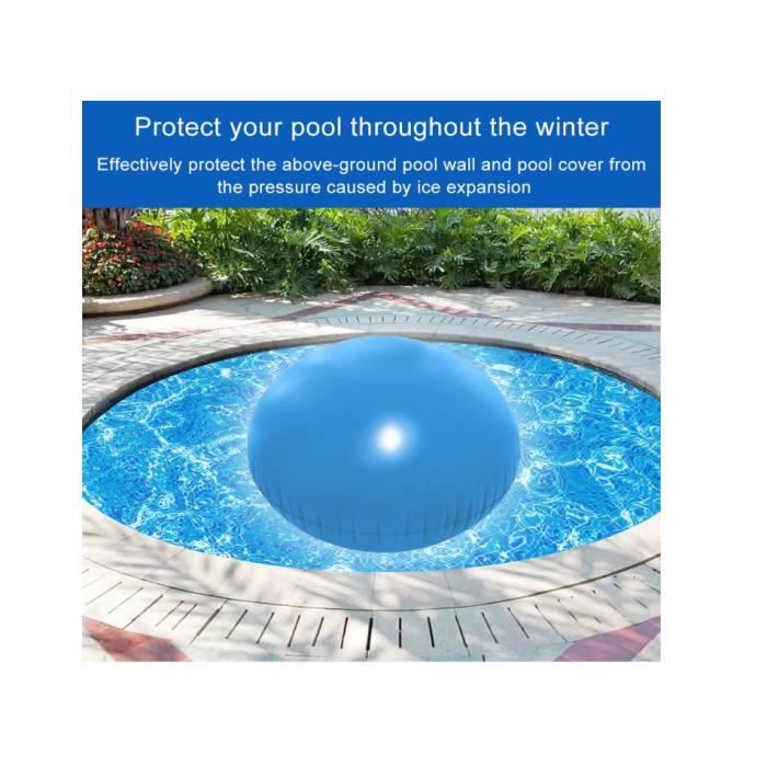 Coussin D'hiver Pour Piscine Angooni 200 X 450 Cm XXL - Coussin D'air à Double Couture Avec Valve Boston - Protection Hivernale Renforcée