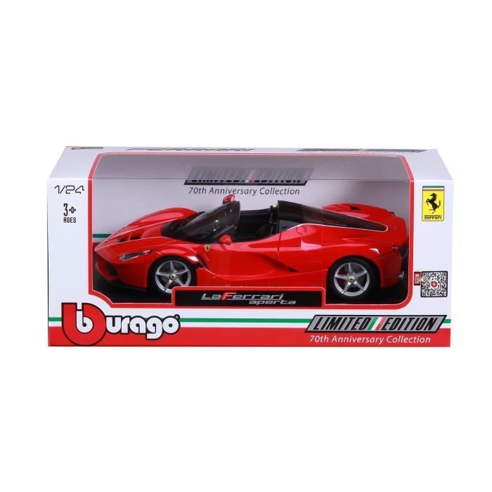 BURAGO Voiture Ferrari en métal Aperta Rouge à l'échelle 1/24ème -  Cdiscount Jeux - Jouets