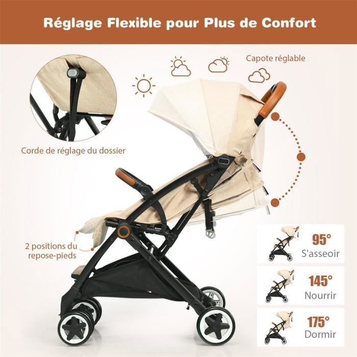 Accessoires poussette bébé Protège-mains réglable, compatible avec GB Pockit  + All City (EVA Armrest)[363] - Cdiscount Puériculture & Eveil bébé