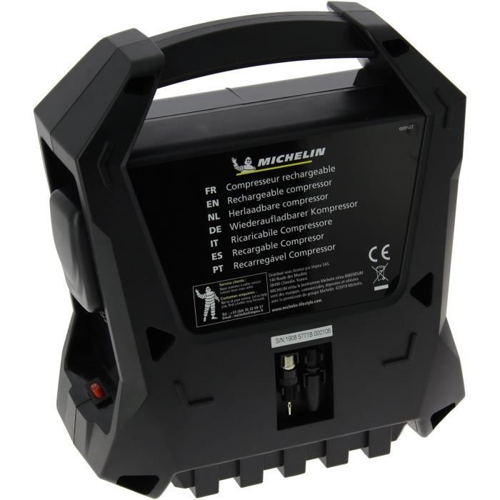 Compresseur avec batterie intégrée - MICHELIN - 9522 - Puissance