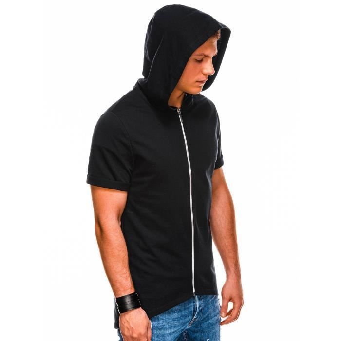 Hoodie manche courte on sale homme