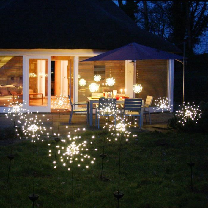 Bougies solaires à LED pour Noël, lampe chauffe-plat, ci-après les,  extérieur, étanche, jardin, pelouse, nuit, Halloween, jour de Léon -  AliExpress