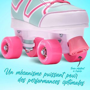 Patins à Roulettes Vintage Quads – Pointure 39 – Unisexe (occasion)