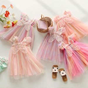 Robe De Noël Fille Enfants - Imprimé Sapins Et Cerfs Manches Longues - Pour Fête, Princesse, Ballet - 3