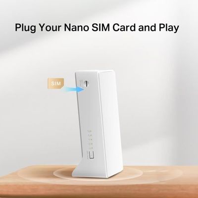 MERCUSYS MB110-4G Routeur 4G WiFi N300 Mbps - Box 4G SIM Déverrouillée, 150 Mbps, Jusqu'à 32 Appareils, Antenne Externe, Config Facile
