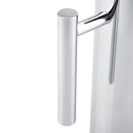 Pichet à eau en acier inoxydable, carafe de grande capacité en métal avec  garde-glace pour restaurant d'hôtel à A346 - Cdiscount Maison