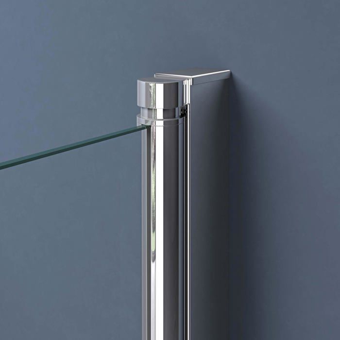Cabine De Douche 3 Parois Verre Transparent 70x70cm - Ouverture Pivotante - Hauteur 185cm - Neuf