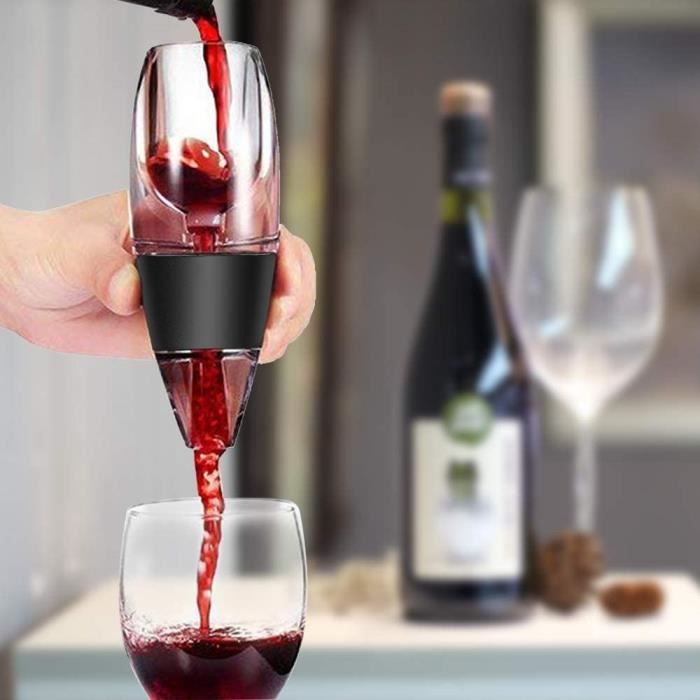 Aérateur de vin,verseur,Aérateur de décantation de vin Rouge,Magic  Décanter,Decanteur à Vin avec Vin Filtre,Accessoire de Vin Rouge - La cave  Cdiscount