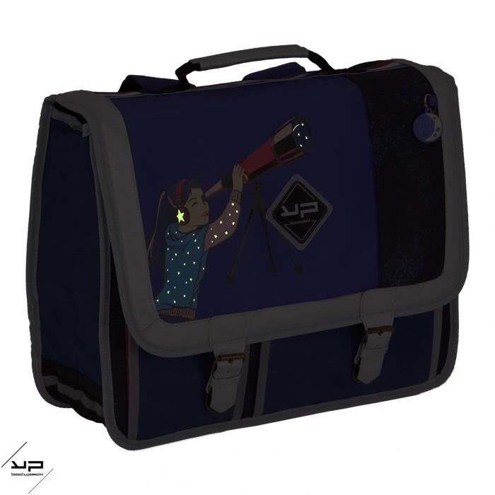 BODYPACK Cartable 41 cm recycl Emma Etoile Violet bleu et noir
