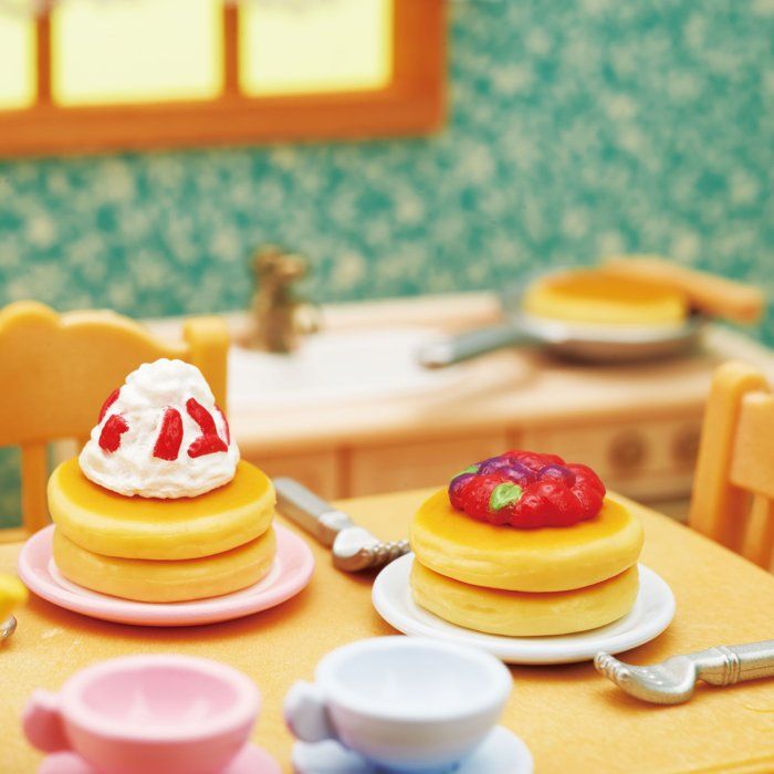 Jouet Éducatif Sylvanian Families 5225 : Set Pancakes pour Développer l'Éveil