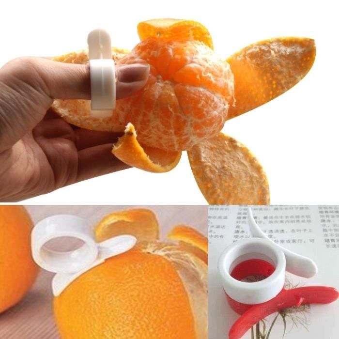 Mini couteau en plastique pour enlever la peau des fruits, éplucheur  d'orange, zesteurs de citron, cache-agrumes, décapant de fruits, outils de  cuisine faciles à ouvrir - AliExpress