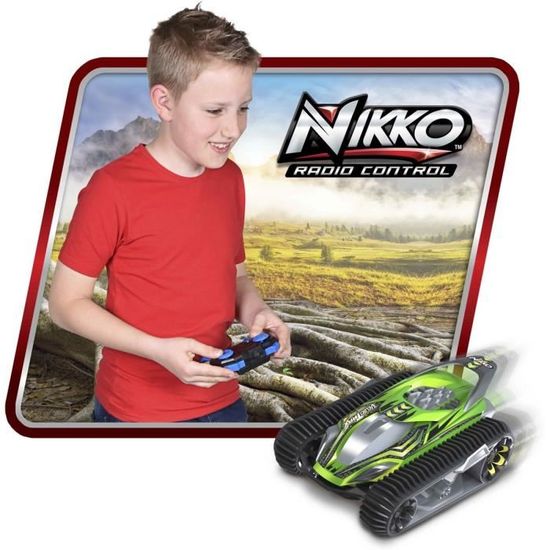 Nikko Vehicule radioguide Velocitrax Vert fluo 90222 Cdiscount Jeux Jouets