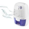  Mini Déshumidificateur d'Air Portable  500ml Sèche-linge pour l'Humidité et les Moisissures à la Maison, pour Cuisine Blanc-0
