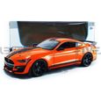 Voiture Miniature de Collection - MAISTO 1/18 - FORD Shelby GT500 Mustang - 2020 - Orange - 31388OR-0