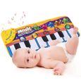 Fdit tapis de jeu de musique de piano Bébé Piano électronique musique tapis de jeu sons animaux clavier musical couverture-0