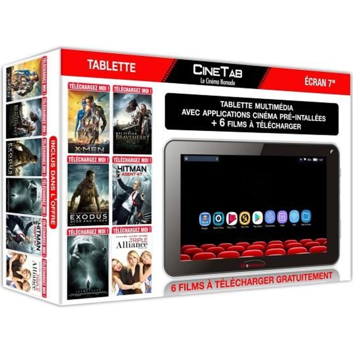 Tablette Tactile CINE TAB Le Cinéma noma