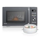 Micro-ondes combiné pose libre TOSHIBA MW3-AC26SFI(MG)-900W Grill 1000 W - Friteuse - Air Fry Combo 6-en-1 - 26L - Gris morandi