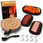 Générateur De Fumée Froide 30 Cm + 4 Crochets + Brosse – Kit Complet Fumoir Viande Poisson – Ebook Offert