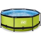 EXIT TOYS.COM Piscine EXIT Lime ø244x76cm avec pompe filtrante - vert