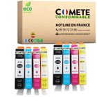 COMETE CONSOMMABLE 364XL - 8 Cartouches d'encre compatibles 364XL pour HP DeskJet 3070A 3070 3520HP Photosmart 5525 6525