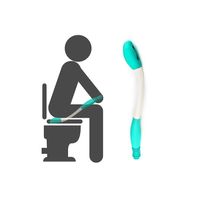 Essuie Fesse Aide aux Toilettes Pinces pour Papier Toilette, Aides à La Toilette Outils Les Personnes âgées et Femme Enceinte