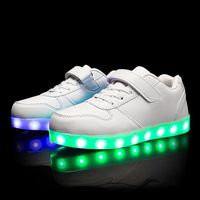 Baskets enfants led chaussures Lumineuse Garçons Fille USB Charge Éclairage LED Mode Coloré Glow Chaussure