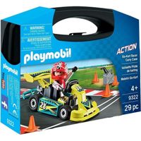 PLAYMOBIL - Valisette Pilote de Karting - 29 pièces - Mixte - A partir de 4 ans