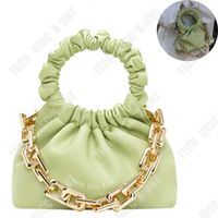 TD® Mode en cuir se plie haut de gamme sac pour femme ins blogueur Xiaohongshu style populaire nuage sac à la mode sac pour femme
