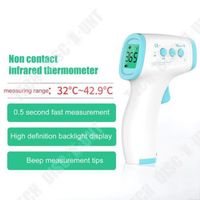 TD® Thermomètre Frontal Sans Contact Infrarouge LCD Numérique Instantané Pistolet de Température pour Bébé, Enfants, Adultes