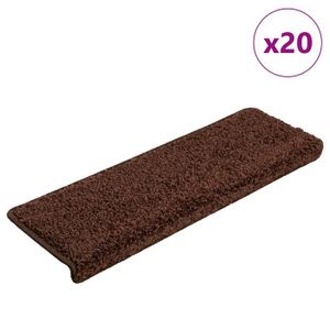 Tapis D'escalier Autocollants Antidérapants - Lot De 15, Couleur Sable, Dimensions 65x21x4 Cm - Insonorisants Et Lavables