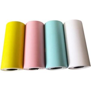 PAPIER THERMIQUE Lot de 4 rouleaux de papier thermique pour imprima