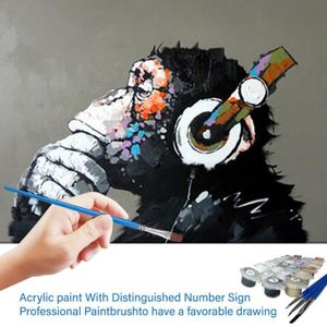 Cadeaux Peints à la mainHome Decor PPTRTYQ Peinture par Numéro Adulte Fille  de Graffiti Couleur Dessin animé 40x50cm Bricolage Tableau Peindre par  Nombre pour Enfants Jouets à Peindre Peinture au numéro Jeux