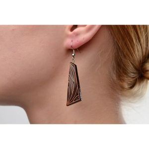 boucles d'oreilles pendantes bois boucles d'oreilles pendantes bois