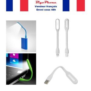 Lampe de Lecture USB Richer-R Lampe USB /à LED Clavier USB//Lampe de Lecture Portable Lampe Flexible USB /à col de Cygne 10pcs Lampe LED pour PC//Ordinateur Portable Noir Lampe de Lecture Portable