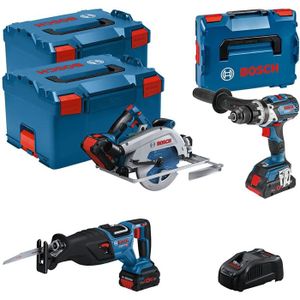 PACK DE MACHINES OUTIL ensemble d'outils 18V GSB/GKS/GSA - BOSCH - avec 2