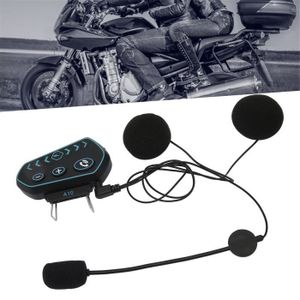 INTERCOM MOTO EJ.life Kit mains libres moto Bluetooth5.0, Casque