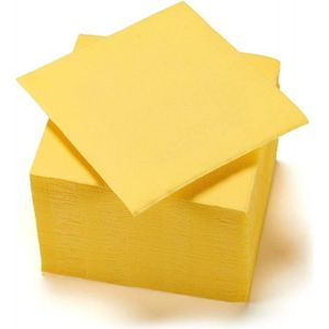 Serviette en papier jaune - Cdiscount