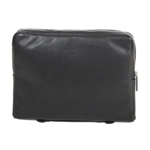 Sacoche Porte-documents Cuir Noir REISENTHEL Vintage 1971 - Allemagne, Style Affaires Rétro