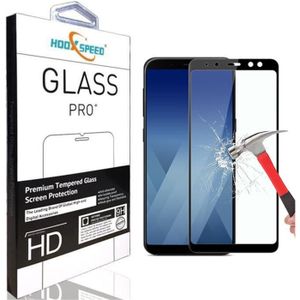 FILM PROTECT. TÉLÉPHONE Protection Écran Verre Trempé de Pleine Couverture pour Samsung Galaxy A8 (2018) 5.6