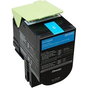 CARTOUCHE IMPRIMANTE Lexmark 80C2HC0 Cartouche de Toner Laser pour Impr