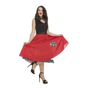 DÉGUISEMENT - PANOPLIE Déguisement femme - Disfrazzes - 50-60 Ye-Ye Girl - Rouge - Multicolore - Polyester