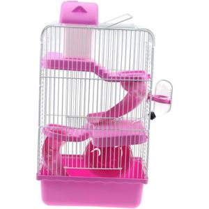 CAGE Cage à Hamsters Villa Cage pour Petits Animaux Ham