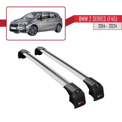 Apline ACE-2 Dakdrager bagagedrager compatibel met BMW X1 (F48) 2016-2022 Spoorstaven Grijs Aluminium 2 Staven