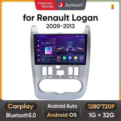 Autoradio Android 9 Pouces Pour Renault Logan, Sandero, Duster (2009-2015) - 4Go/128Go, CarPlay